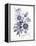 Indigo Botanical I-Gwendolyn Babbitt-Framed Stretched Canvas