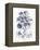 Indigo Botanical IV-Gwendolyn Babbitt-Framed Stretched Canvas