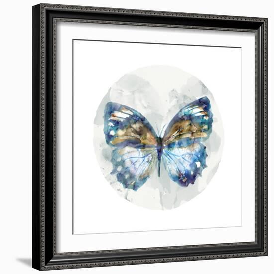 Indigo Butterfly I-Edward Selkirk-Framed Art Print