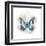 Indigo Butterfly II-Edward Selkirk-Framed Art Print