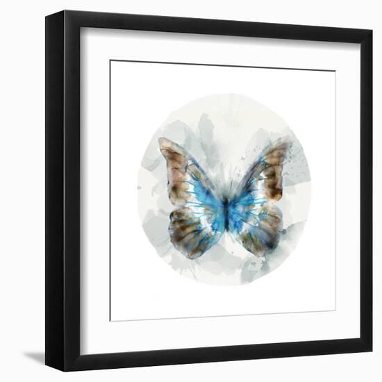 Indigo Butterfly II-Edward Selkirk-Framed Art Print