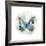 Indigo Butterfly II-Edward Selkirk-Framed Art Print