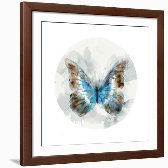 Indigo Butterfly II-Edward Selkirk-Framed Art Print