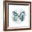 Indigo Butterfly III-Edward Selkirk-Framed Art Print