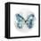 Indigo Butterfly III-Edward Selkirk-Framed Stretched Canvas