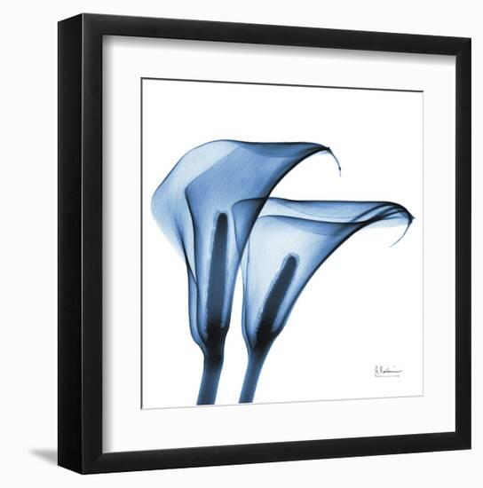 Indigo Calla Lilies C-Albert Koetsier-Framed Art Print