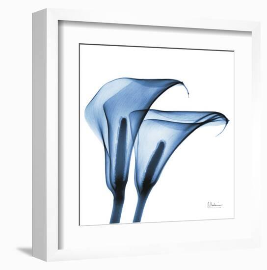 Indigo Calla Lilies C-Albert Koetsier-Framed Art Print