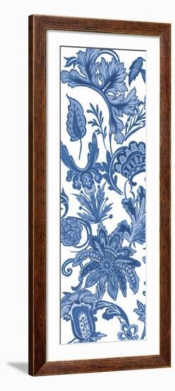 Indigo Chintz V-Melissa Wang-Framed Art Print