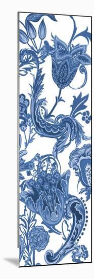 Indigo Chintz VI-Melissa Wang-Mounted Art Print