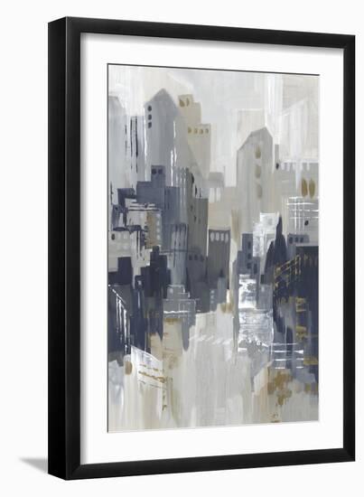 Indigo City I-null-Framed Art Print