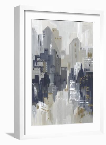 Indigo City I-null-Framed Art Print