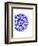 Indigo Coastal Pattern-Jace Grey-Framed Art Print