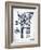 Indigo Column B-Gwendolyn Babbitt-Framed Art Print