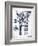 Indigo Column B-Gwendolyn Babbitt-Framed Art Print