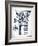 Indigo Column B-Gwendolyn Babbitt-Framed Art Print