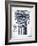 Indigo Column C-Gwendolyn Babbitt-Framed Art Print