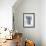 Indigo Column C-Gwendolyn Babbitt-Framed Art Print displayed on a wall