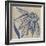 Indigo Coneflower-Chariklia Zarris-Framed Premium Giclee Print