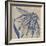 Indigo Coneflower-Chariklia Zarris-Framed Premium Giclee Print