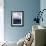 Indigo Contemporary II-Patricia Pinto-Framed Art Print displayed on a wall