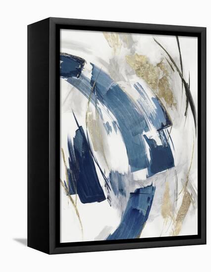 Indigo Crescent II-PI Studio-Framed Stretched Canvas