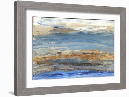 Indigo Currents II-Alicia Ludwig-Framed Art Print