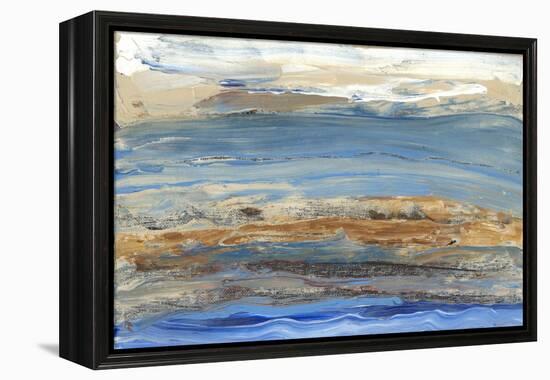 Indigo Currents II-Alicia Ludwig-Framed Stretched Canvas