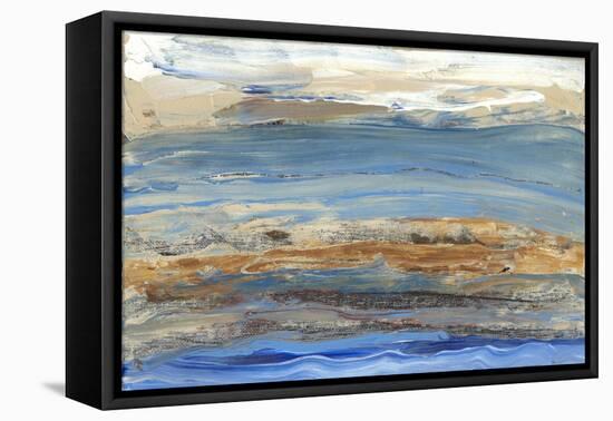 Indigo Currents II-Alicia Ludwig-Framed Stretched Canvas