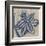 Indigo Daffodil-Chariklia Zarris-Framed Art Print