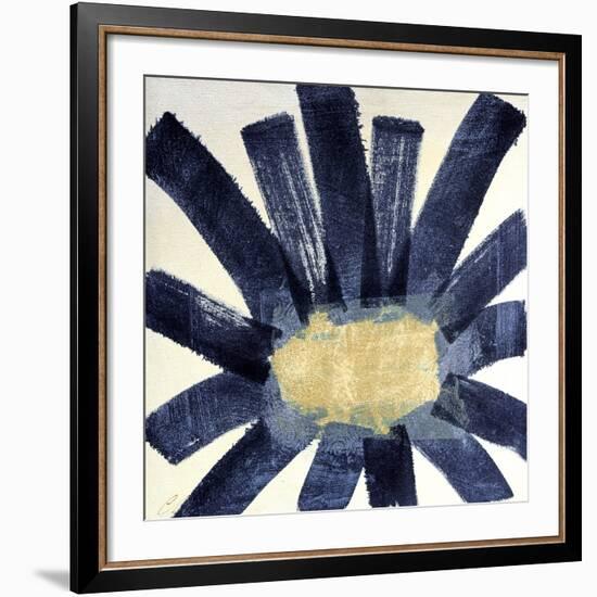 Indigo Daisy 2-Cathe Hendrick-Framed Art Print