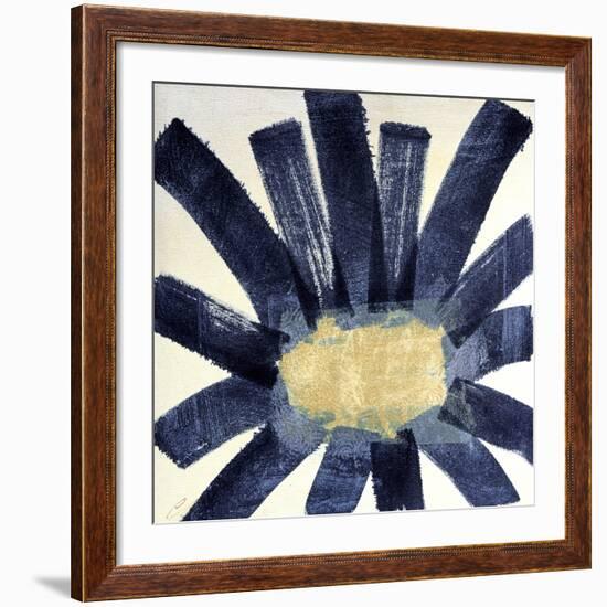 Indigo Daisy 2-Cathe Hendrick-Framed Art Print