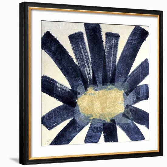 Indigo Daisy 2-Cathe Hendrick-Framed Art Print