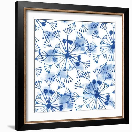 Indigo Dandelion-Aimee Wilson-Framed Art Print