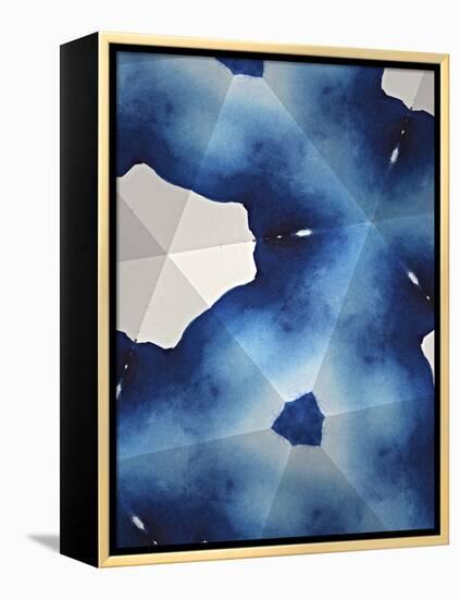 Indigo Daydream III-Renee W^ Stramel-Framed Stretched Canvas