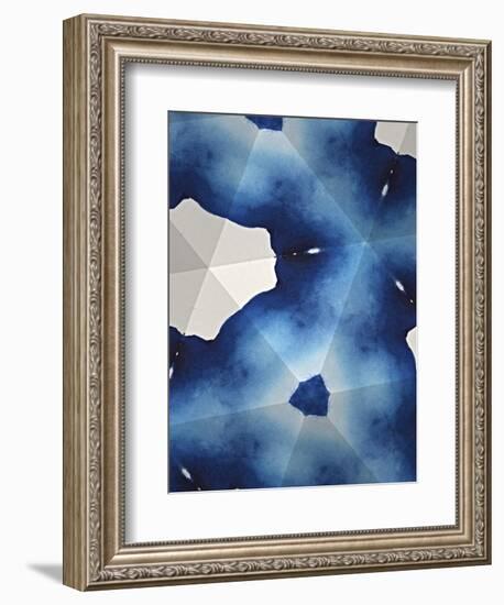 Indigo Daydream III-Renee W^ Stramel-Framed Art Print