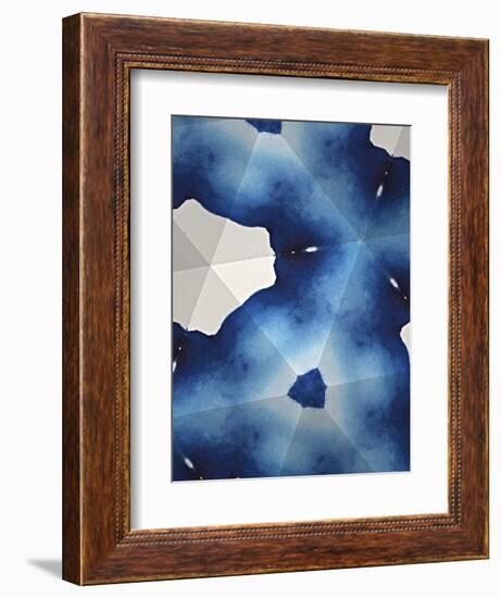 Indigo Daydream III-Renee W^ Stramel-Framed Art Print