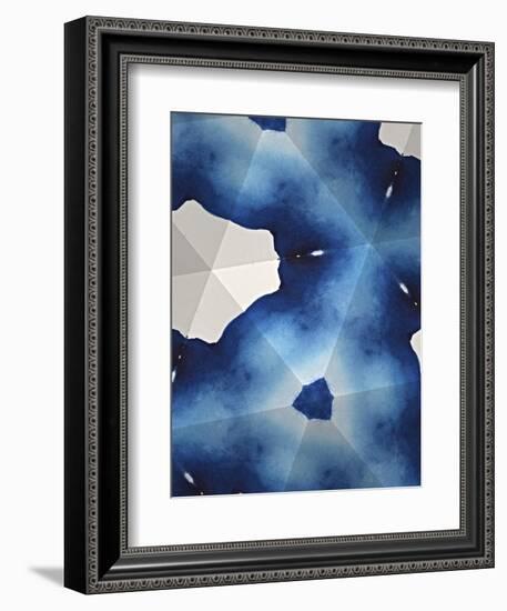 Indigo Daydream III-Renee W^ Stramel-Framed Art Print