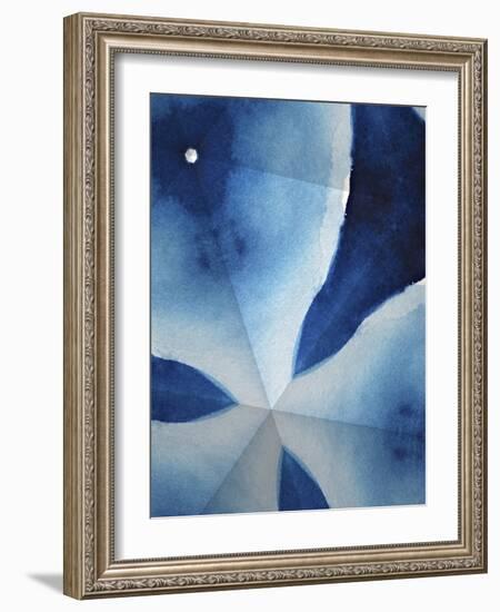 Indigo Daydream V-Renee W. Stramel-Framed Art Print