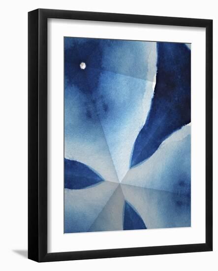 Indigo Daydream V-Renee W. Stramel-Framed Art Print