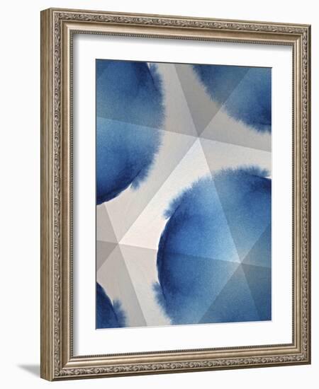 Indigo Daydream VI-Renee W. Stramel-Framed Art Print