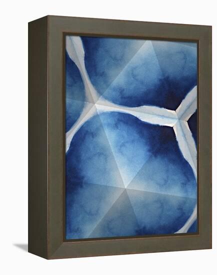 Indigo Daydream VII-Renee W. Stramel-Framed Stretched Canvas