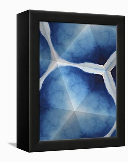 Indigo Daydream VII-Renee W. Stramel-Framed Stretched Canvas