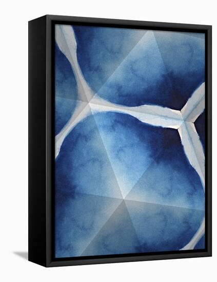 Indigo Daydream VII-Renee W. Stramel-Framed Stretched Canvas