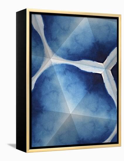 Indigo Daydream VII-Renee W. Stramel-Framed Stretched Canvas