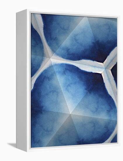 Indigo Daydream VII-Renee W. Stramel-Framed Stretched Canvas