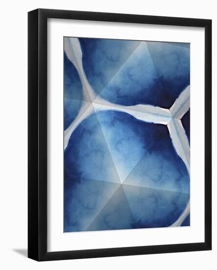 Indigo Daydream VII-Renee W. Stramel-Framed Art Print