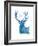 Indigo Deer I-Gwendolyn Babbitt-Framed Art Print