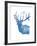 Indigo Deer II-Gwendolyn Babbitt-Framed Art Print