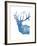 Indigo Deer II-Gwendolyn Babbitt-Framed Art Print