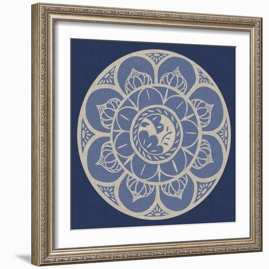 Indigo Earthenware I-Chariklia Zarris-Framed Art Print